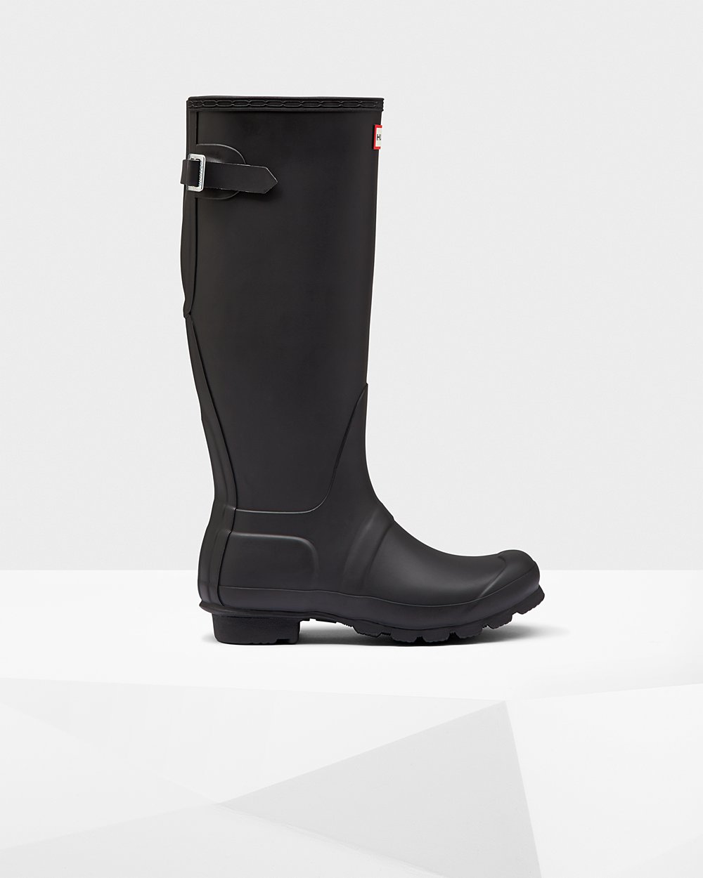 Hunter Original Back Adjustable Tall Rain Boots - Buy Online Womens Black - UYECQZ201